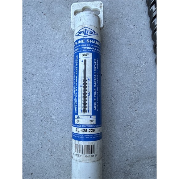 Driltec Other - New Driltec Spline Shank AE-425-229, 3/4"x 30"x36"